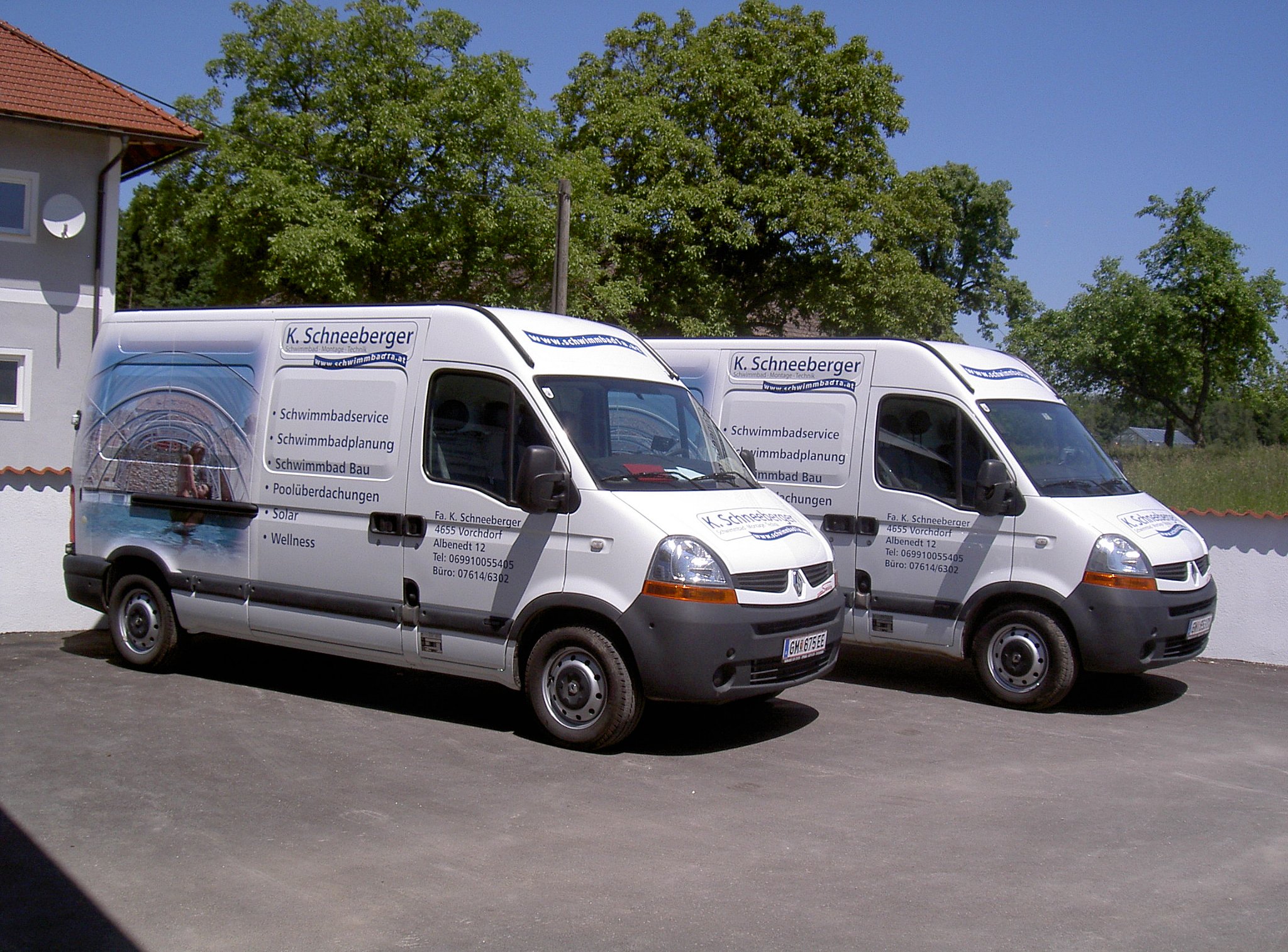 K.Schneeberger Busse - Link zu Pool-Sanierung und Pool-Wartung