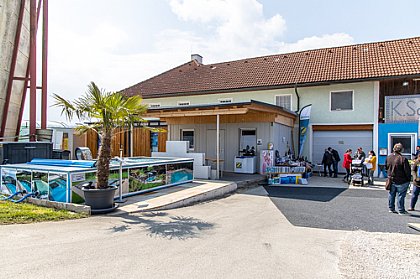 Beratungs-Büro mit Schaubecken