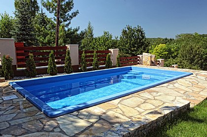 Keramikpool Solaris 550 Farbe 3D-Blau