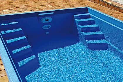 Keramikpool Olympia 620 Treppe