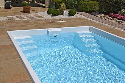 Keramikpool Olympia 620 Farbe Weiss