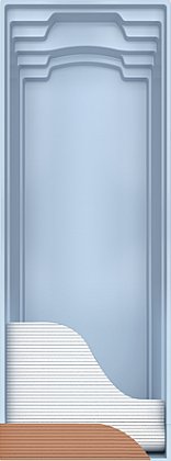 Keramikpool Erato 1000 mit Unterflur Rolloschacht