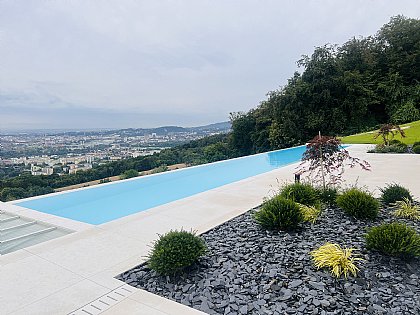 Infinity-Pool weißer Alkor Folie