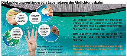 Alkor Schwimmbadfolie