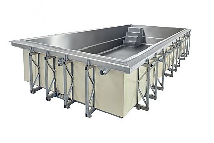 Edelstahl-Überlauf-Pool-Rinnenablauf