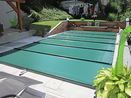 Rollabdeckung Farbe Grün