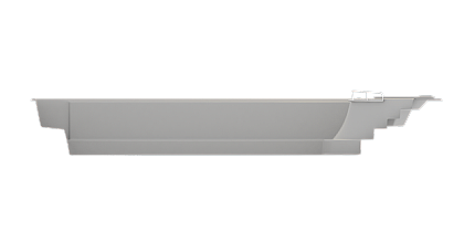 Jacht-Pool Seitenansicht