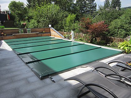 Rollabdeckung Farbe-Grün