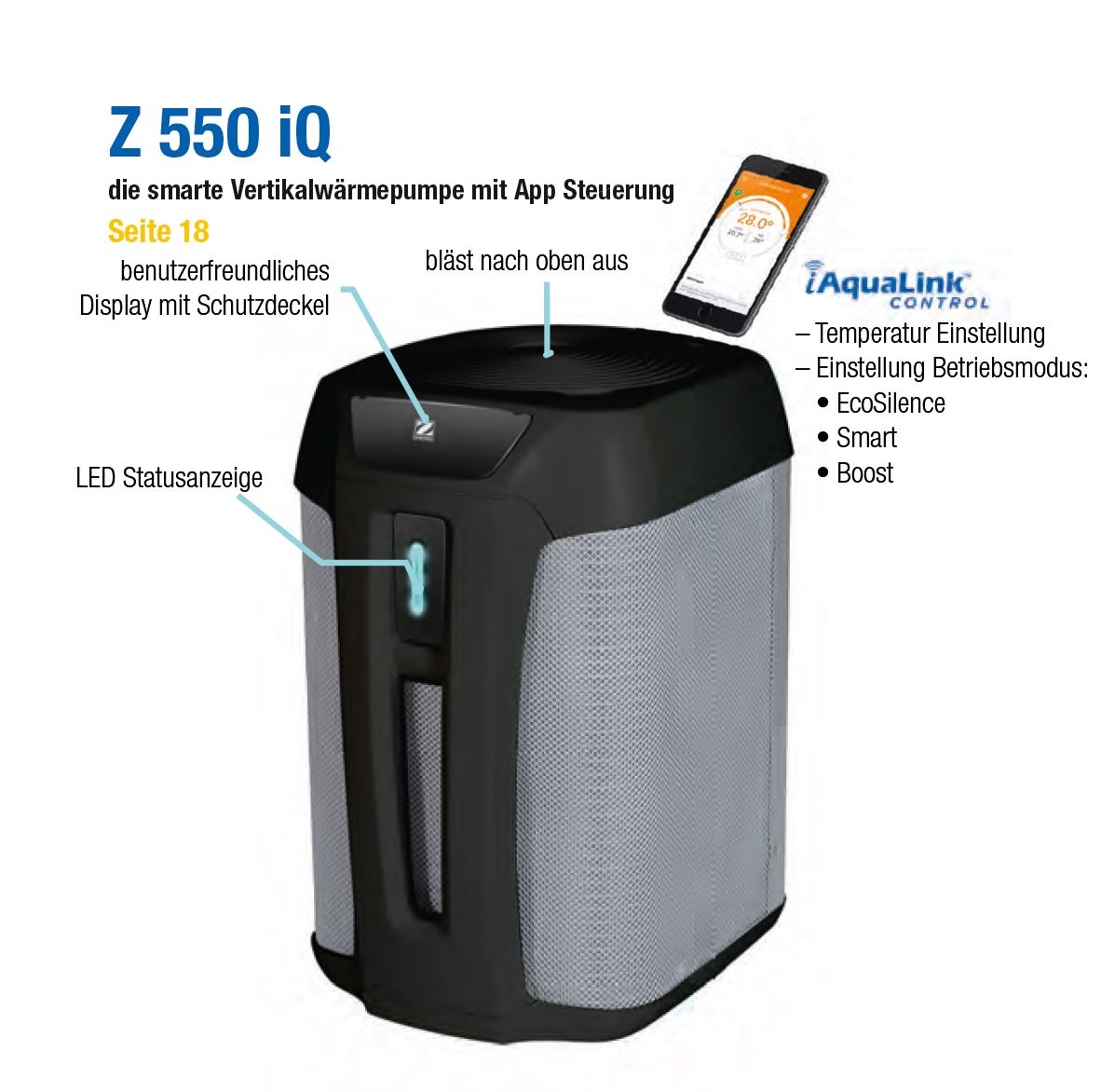 Luftwärmepumpe ZS-550 -IQ