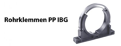 Rohrklemmen PP IBG