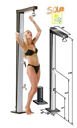 Solardusche Fun Abemessungen