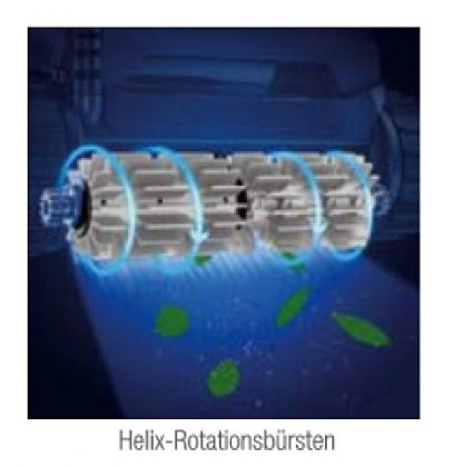 Poolroboter RE 4400iQ arbeitet mit Rotierenden  Bürsten