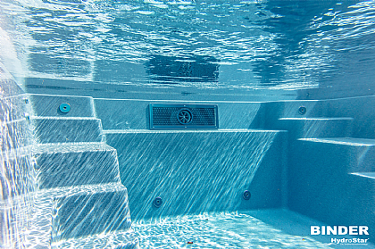 Gegenstromanlage Hydro-Star von Binder in Keramikpool