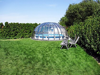 Schwimmbadüberdachung Orient geschlossen