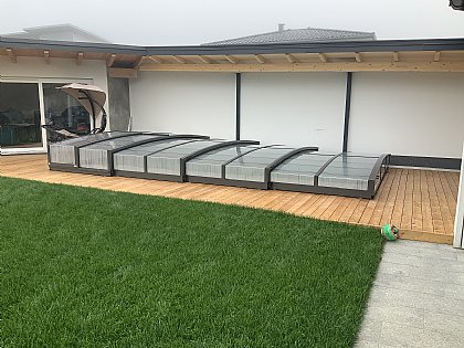 Schwimmbadüberdachung Viva 4 Teilig