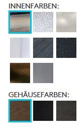 Whirlpool Kilimajaro Innen und Aussen Farben