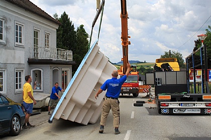 Keramikbecken Versetzen